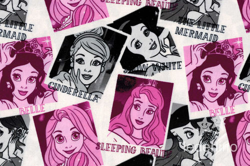 Jersey Cinderella Rapunzel Belle Märchen Pink